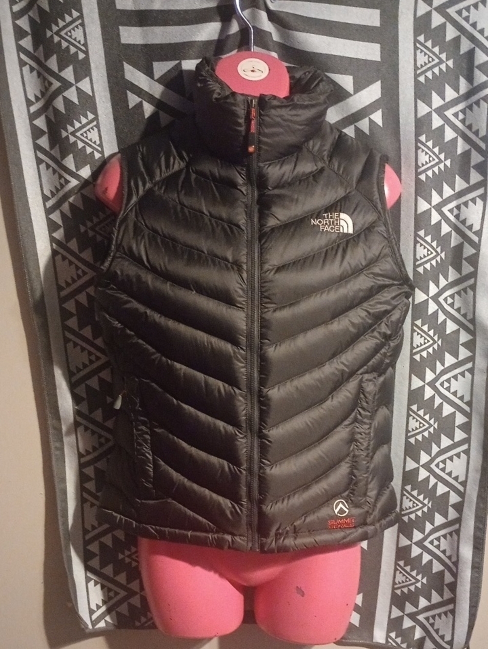 The North Face Black Quilted Insulated Vest Summit Series - Picture 3 of 12